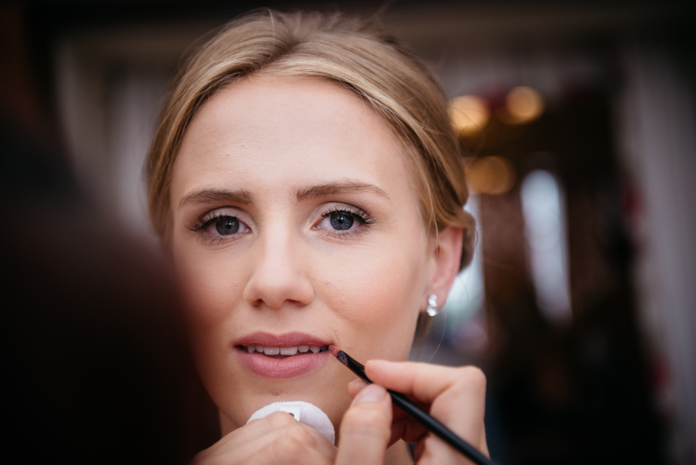 Bridal makeup by Jenny Buckland